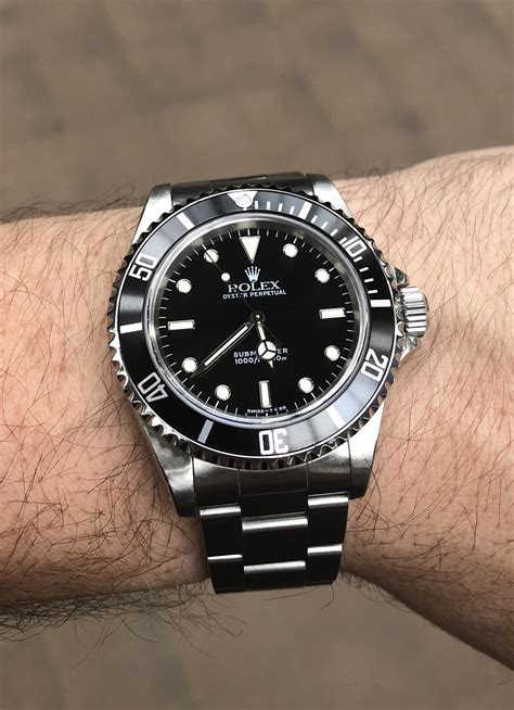 rolex submariner no date 1995|rolex submariner 1995 ref 14060.